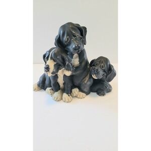 Quarry Critters Sand Figurine Dogs Petie Pepe Pooch 2001 Black 2nd Nature Design